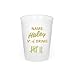 She Said Yaaas! Disposable Bachelorette Party Cups with Gold Metallic Marker | Bridal Shower Bachelorette Party Cups, Perfect for Wedding Parties, Engagement Parties, or Bridal Showers, 16-Cup Set