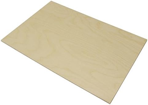 1.5mm Birch Plywood A4-300x210x1.5mm - (Pack of 50) - Laserable Low Fume E1 Glue Ply