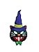 BZB Goods 4 Foot Illuminated Halloween Inflatable Black Cat with Witch Hat Decoration
