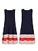 ROMWE Women's Casual T-Shirt Sleeveless Swing Dress Tunic Tank Top Dresses Navy L