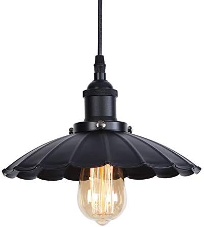 Industrial Suspended Ceiling Pendant Lights Black Metal Vintage Ceiling Lights For Kitchen Island Bedroom Living Room Coffee Shop Lighting And Decoration Amazon Ae