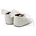 Isbasic Baby Girls Mary Jane Shoes Toddler Soft Sole Anti-Slip Princess Baptism Crib Dress Shoes (0-6 Months, B-White)