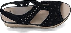 Earth Shoes Buran Rosa Women's Black 8 Medium