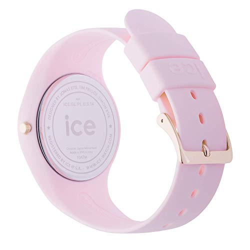Ice-Watch-ICE-Glam-Pastel-Pink-Lady-Womens-Wristwatch-with-Silicon-Strap