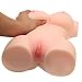 Rzoeox Sex Doll Male Masturbator, 3D Lifelike Torso Toys with Vagina and Anal for Men Masturbation, TPE Dolls with Metal Skeleton - (15 x 9.5 x 5in, 11LB)