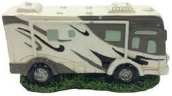 Class A Motorhome RV Camper Miniature Collectible Figurine, 3"