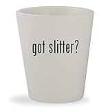 got slitter? - White Ceramic 1.5oz Shot Glass