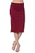 Womens Midi Mid Long Below Knee Pencil Skirt Made in USA