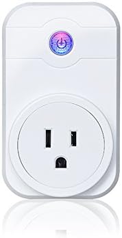 QUK WiFi Smart Outlet, Remote Wireless App Control Smart Switch Timer, Smart Plug Compatible with Alexa/Google Home Voice Control