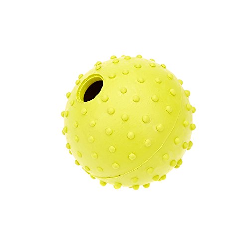 Classic Pet Products Rubber Pimple Ball with Bell, 60 mm, Yellow