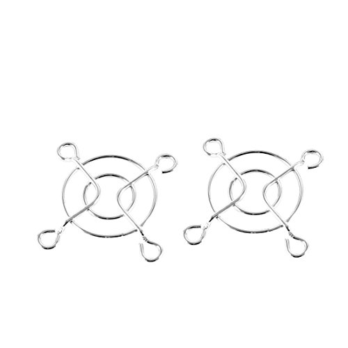 2 Pcs Metal Wire Finger Guard Protect Grill for 40mm PC Cooling Fan