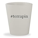 #terrapin - White Hashtag Ceramic 1.5oz Shot Glass