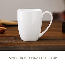Upscale Coffee Mug Set, Fine Bone China Coffee Cups