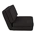 Best Choice Products 5-Position Ergonomic Portable Gaming Chair, Lounger, and Mattress Bed w/ Non-Slip Feet - Black