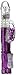 USB Charing Rabbit Vibrator, 36 Vibrations Silicone Rotating Thrusting Vibrator G-spot Stimulation Vibe(Purple)