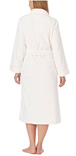 Carole Hochman Ladies' Plush Wrap Robe (Large, White)