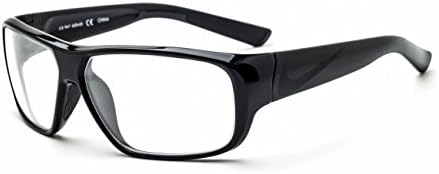 Designer Radiation Leaded Protective Eyewear in Full Rim Plastic Frame -Mercurial 6.0 - Matte Black - 61-13-135