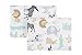 IBraFashion Toddler Pillowcases 2 Packs 14x19 for 13x18, 12x16 Pillow 100% Cotton Wild Animals Printings Set of 2