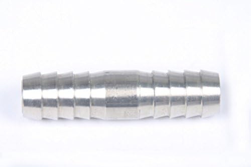 LTWFITTING Bar Production Stainless Steel 316 Barb Splicer Mender 3/8"(10mm) Hose ID Fitting Air Water Fuel Boat (Pack of 700)