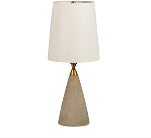 YEXIN American Retro Table Lamp Loft Wind Cement Octagonal Cone Table Lamp Creative Personality Bedside Table Lamp Creative Eye Reading Lamp