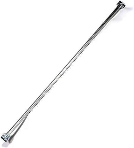 Quality Fabricators 72" Add-on Clothes Rack Rail Kit W/ Hardware Silver 100172