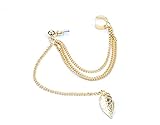 Zealmer Cuff Earring Set Antique Silver Stud Earrings for Women Girls
