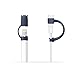 [3-Pack] FRTMA for Apple Pencil Cap / Apple Pencil Horn Cap Holder / Lightning Cable Adapter Tether for iPad Pro Pencil, Midnight Blue