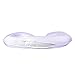Betty Dain Stretch Jersey Pregnancy/Maternity Pillowcase C-Shape Compatible, 100% Cotton Stretch Jersey, Dual Zippers and Stretch Fabric, Machine Washable, 60 x 25 inches, Violet