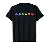 Nerdy Polyhedral Dice Set Nerdy D20 Collector T-Shirt