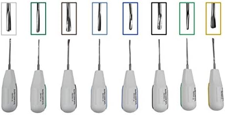 Dental Luxation Kit Surgical Luxating Root Extraction Elevators 8PCS CE Marked