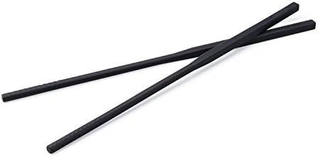 ChopGuru Silicone Chopsticks | Reusable | Dishwasher Safe | Non-Slip Grip | 1 Pair | 9''