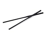 ChopGuru Silicone Chopsticks | Reusable | Dishwasher Safe | Non-Slip Grip | 9'' | 4 Pairs