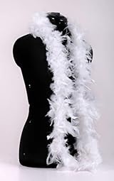 Trimits White Marabou Feather Boa 1.8m x 12cm Fancy Dress view 2