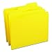 Smead File Folder, Reinforced 1/3-Cut Tab, Letter Size, Yellow, 100 per Box (12934)
