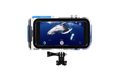 ProShot Touch - Waterproof Case Compatible with iPhone 11 Pro Max, iPhone XR, iPhone 11, Xs Max. Floating Hand Grip Mount Included. Underwater Camera App Included for Snorkeling and Diving Photography