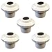 ATIE Pool Spa SP1421E Directional Hydrostream Jet Insider Fitting with 1-Inch Opening Eyeball and 1-1/2 Inch Slip Replace Hayward Hydrostream SP1421E Fitting (5 Pack)