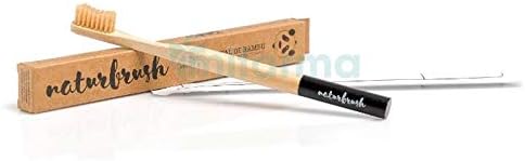 Naturbrush Bamboo Toothbrush Adult Black 100 ml
