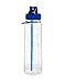 Drinkable Time 30 Oz Hydration Sports Water Bottle Time Tracking with Straw BPA Free Plastic Insulated Encouragement to Keep You Drinking to Reach Daily Intake Fits Ice Cubes Leak & Spill Proof