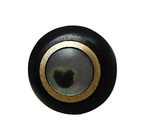 Vencetmat Ebony Guitar Pins Inlaid Abalone Dot Acoustic Guitar Parts
