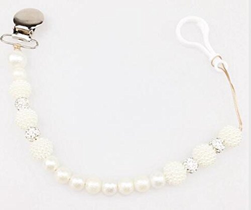 Baby Nursing Accessories Metal Pacifier Clip Plastic Clip Bead Bead Full Drill Ball Crafts Nursing Pendant
