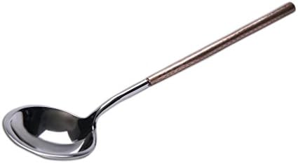 Arcata, Soup Ladle, 12", S/S, Hammered Copper Handle, each