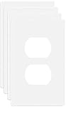 1-Gang Screwless Duplex Wall Plate Cover Single