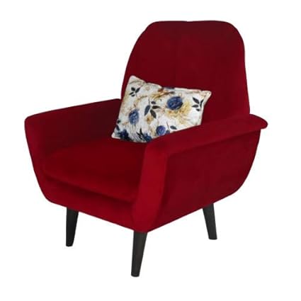 Kollinwood Solid Single Seater Sofa Chair For Living Room Red Amazon In Furniture