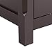 Yaheetech X- Design Wood TV Stand Storage Console for TVs up to 46 in Wide, Espresso