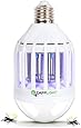 ZappLight LED 60W Bug Zapper Bulb by BulbHead Insect and Mosquito Zapper Fits Standard Light Fixture To Attract and Kill Bugs On Contact