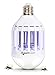 ZappLight LED 60W Bug Zapper Bulb by BulbHead Insect and Mosquito Zapper Fits Standard Light Fixture To Attract and Kill Bugs On Contact