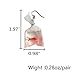 Women Funny Goldfish Water Bag Shape Dangle Hook Earrings Female Charm Jewelry