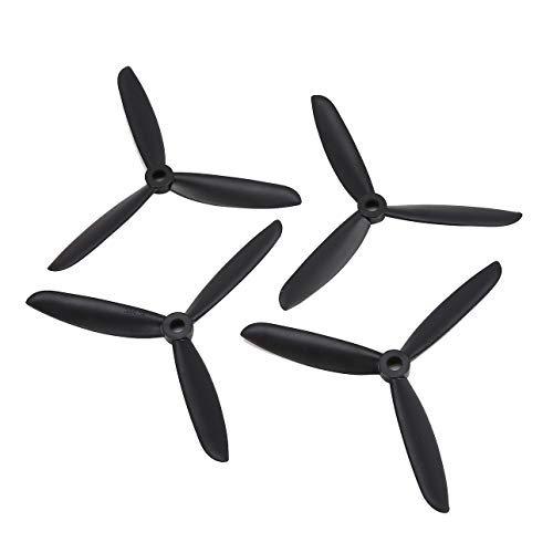 Liobaba 4 Pairs CW/CCW 6045 Propeller Props Blade RC Racing Drone Quadcopter Aircraft UAV Spare Parts Accessories Component Black - Thumbnail 5