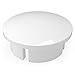 FORMUFIT F114IDC-WH-10 PVC Internal Domed End Cap, Furniture Grade, 1-1/4