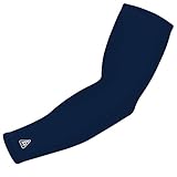 Pro-Fit Sports Compression Arm Sleeve | w/Anti-Slip Silicone Band, UV Protection, and Dri-Wick Fabric | 20+ Solid Colors |for Youth Adult Men Women | Includes 1 Sleeve